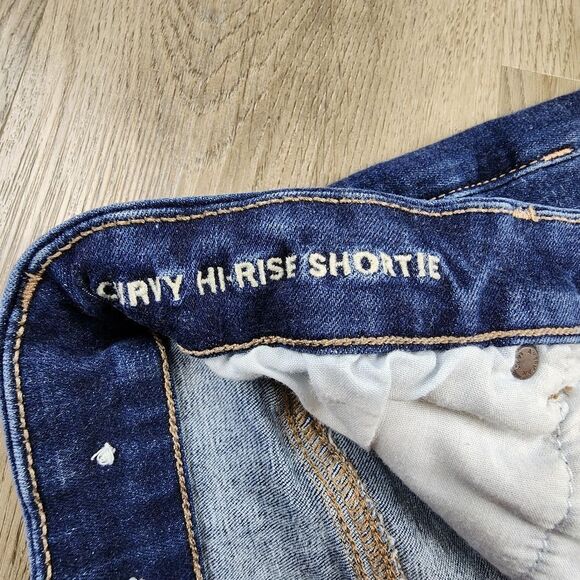 American Eagle Curvy Hi-Rise Shortie Size 8 - Picture 6 of 8